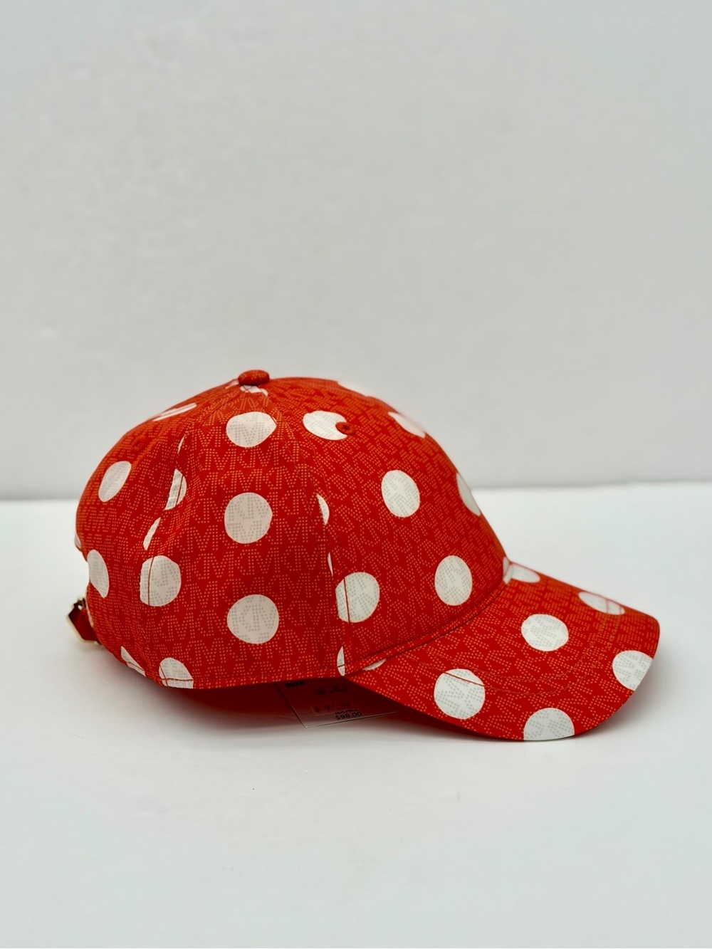 Michael Kors Red Polka Dot Logo Baseball hat